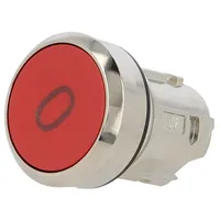 Switch push-button 22Mm Stabl.pos 1 red none Ip67 flat Pos 2  3Su1050-0Ab20-0Ad0