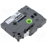Tape 9Mm black for printer Character colour white  Br-Tze325 Tze325