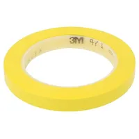 Tape marking yellow L 33M W 12Mm Thk 0.13Mm 2.5N/Cm 130  3M-471-12-33/Ye 471-12-33/Ye