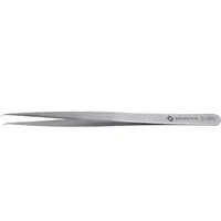 Tweezers 140Mm Blades curved Blade tip shape sharp universal  Brn-5-085 5-085