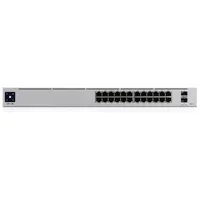 Ubiquiti Unifi Pro 24-Port Poe Managed L2 / L3 Gigabit Ethernet 10 100 1000 Power over 1U Silver  6-Usw-Pro-24-Poe 817882027649