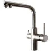 Ūdens maisītājs virtuves izlietnei Vento Cucina ar filtra krānu, niķelēts Izp  Kh8656Ann 4752083112700