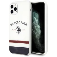 Us Polo Ushcn58Pcstrb iPhone 11 Pro biały white Tricolor Pattern Collection  3700740474532