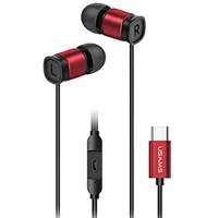 Usams Headphones  Słuchawki stereo Ep-46 Usb-C czerwony red 1,2M Hsep4604 6958444900674