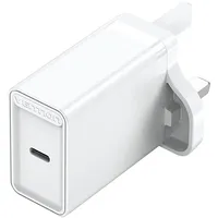 Usb-C Wall Charger Vention Fadw0-Uk 20 W Uk White  6922794762633