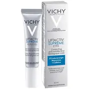 Vichy Liftactiv Supreme Acu krēms pret grumbām un ādas zudumu 15 ml  3337871323332
