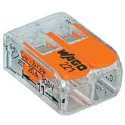 Wago Compact klemme 2-Vadu 0.2-4Mm²  221-412 009642