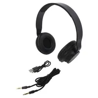 Wireless headphones with microphone black 2022000Hz 10M 32Ω  Qoltec-50846 50846