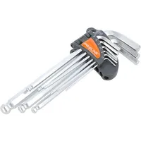 Wrenches set hex key,spherical Chrom-Vanadium steel 9Pcs.  Pre-48329 48329