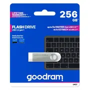 Zibatmiņa Goodram Uno3 256Gb Silver  Uno3-2560S0R11 5908267965399