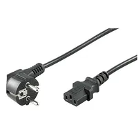 Goobay  Cold-Device connection cord, angled Black 68604 4040849686047