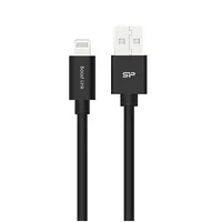 Silicon Power Usb Type-A to Lightning Cable Lk15 Mfi Apple Pvc Black  Sp1M0Asylk15Al1K 4713436140429