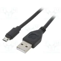 Cable Usb 2.0 A plug,USB B micro reversible plug 1.8M  Cc-Usb2-Ammdm-6