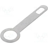 Tip solder lug ring 0.3Mm M4 Ø 4.3Mm screw straight  Sto-M4/Nc 60-2814-51/0030