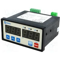 Counter electronical Led x2 pulses 999 supply Ip65 85260Vdc  Sx-Sln-94/230Ac Sln-94-1421-1-4