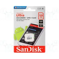 Memory card Android microSDXC R 100Mb/S Class 10 Uhs U1  Sdsqunr-128G-Gn6Mn