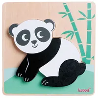 Animal puzzle Panda wooden  Wziwdr0U9026256 6935494726256 11025A