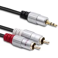 Cable 2Xrca Mini Jack 3.5Mm  Akqolia00052339 5901878523392 52339