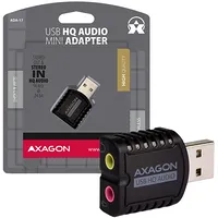 Axagon Ada-17 Usb2.0 - Stereo Hq Audio Mini Adapter 24Bit 96Khz  8595247903518