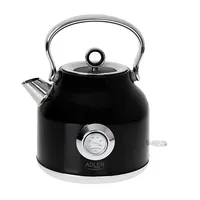 Adler Kettle with a Thermomete Ad 1346B Electric 2200 W 1.7 L Stainless steel 360 rotational base Black  1346 5903887808644