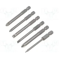 Kit screwdriver bits Plusminus cross Pz-Type,Phillips,Slot  Fl03192716 031 927 16