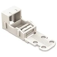 Mounting Carrier - For 2-Conductor Terminal Blocks 221 Series 4 mm² Screw White  Wg221502 5410329715939