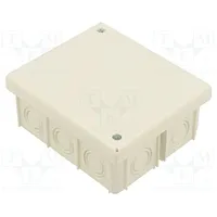 Enclosure junction box X 80Mm Y 95Mm Z 40Mm wall mount Ip20  Jx-Pk-100-Wh Pk-100 White