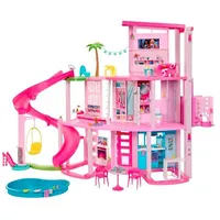 Barbie Dreamhouse, 75 Pieces, Pool Party Doll House with 3 Story Slide  Ylmaad0Dc029334 0194735134267 Hmx10