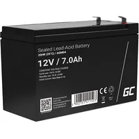Rechargeable battery Agm 12V 7Ah Maintenancefree for Ups Alarm  Agm04 5902701411503