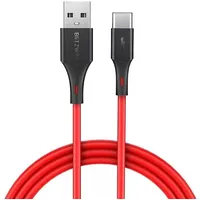 Usb-C cable Blitzwolf Bw-Tc15 3A 1.8M Red  5907489600613 018254
