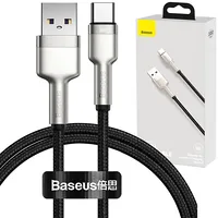 Usb cable for Usb-C Baseus Cafule, 66W, 1M Black  Cakf000101 6953156209756