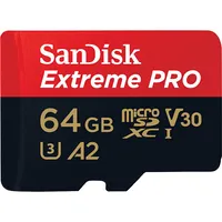 Sandisk Extreme Pro microSDXC 64Gb 200/90 Mb/S A2 V30 Sfsanmdg64Sqxcu  Sdsqxcu-064G-Gn6Ma 619659188573 Pamsadsdg0341