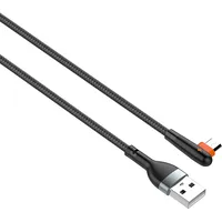 Cable Usb to Micro Ldnio Ls561, 2.4A, 1M Black Ls561 micro  5905316143944 043023