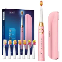 Sonic toothbrush with head set and case Fairywill Fw-508 Pink  plus 6973734202337