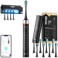 Sonic toothbrush with app and tip set, travel case Uv sterilizer S2Hd2 Black  S2 Hd2 set 6973734203327 050699