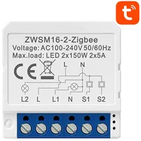 Smart Switch Module Zigbee Avatto Zwsm16-W2 Tuya  6976037360179 047973
