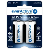 Alkaline batteries everActive Pro Lr14 C - blister card 2 pieces  Alevlr142B 5903205770295 Evlr14-Pro