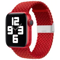iLike Apple Watch 42/ 44/ 45Mm Braided Fabric Strap Red  0059853386908 9145576237878