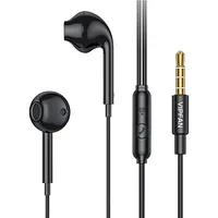 Wired in-ear headphones Vipfan M15, 3.5Mm jack, 1M Black  036856658486