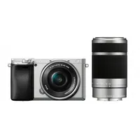 Sony A6400  16-50Mm Oss 55-210Mm Silver Ilce-6400Y/ S Α6400 Alpha 6400 4548736100503