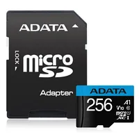 Adata Memory Micro Sdxc 256Gb W/ Ad./ Ausdx256Guicl10A1-Ra1  4713218466266-1 4713218466266