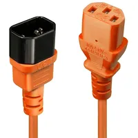 Lindy Cable Power Iec Extension 1M / Orange 30474  4-30474