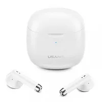 Usams headphones  Słuchawki Bluetooth 5.0 Tws Ia series wireless bezprzewodowe biały white Bhuia02 Us-Ia04 Atusahbtusa0893 6958444971094 Usa000893