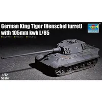 Trumpeter King Tiger w/ 105Mm kWh Henschel tur  Jptprw0Cn042921 9580208071602 07160