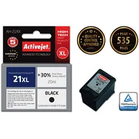 Activejet Ah-21Rx Ink cartridge Replacement for Hp 21Xl C9351A Premium 20 ml black  5904356286819 Expacjahp0043