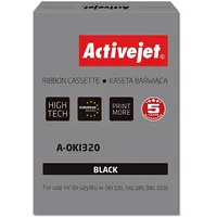 Activejet A-Oki320 Ribbon Replacement Oki 9002303 3000000 characters Supreme black 100 pieces  5904356281012 Expacjtao0001
