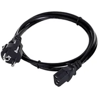 Savio Cl-138 power cable Black 1.2 m  Cl-89 5901986041467 Kzasavkab0001