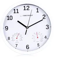 Esperanza Ehc016W Sienas pulkstenis ar termometru un gaisa mitruma mērītāju. 25Cm  5901299930083