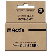 Actis Kc-526Bk Ink Cartridge Replacement for Canon Cli-526Bk Standard 10 ml black  5901452156640 Expacsaca0018