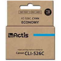 Actis Kc-526C Ink Cartridge Replacement for Canon Cli-526C Standard 10 ml cyan  5901452156657 Expacsaca0019